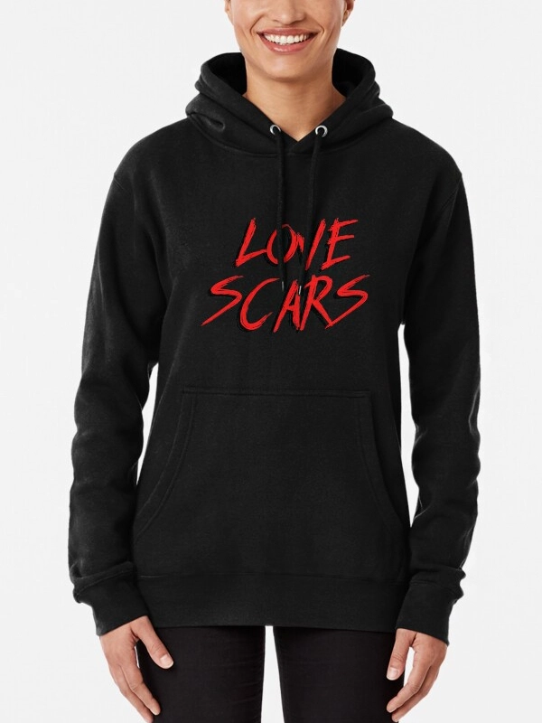 Love Scars Black Hoodie