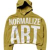 Mustard Normalize Art Hoodie