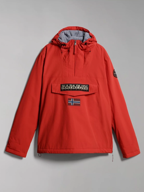 NAPAPIJRI RED ANORAK JACKET