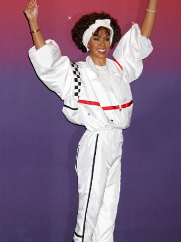 Naomi Ackie I Wanna Dance With Somebody White Tracksuit