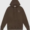 OVO Muskoka Zip-Up Hoodie Brown