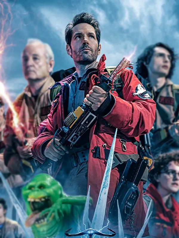 Ghostbusters: Frozen Empire Jacket | Ghostbusters Red Jacket