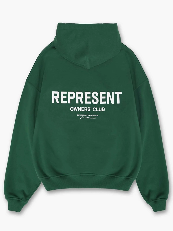 Represent Green Hoodie