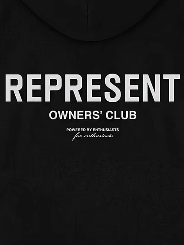 Represent Owners Club Black Hoodie