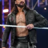 Scottish Warrior Drew McIntyre Black Leather Jacket