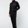 Sergio Tacchini Velour Black Tracksuit