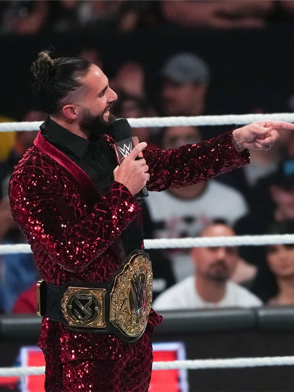 Seth Rollins Red Sequin Blazer