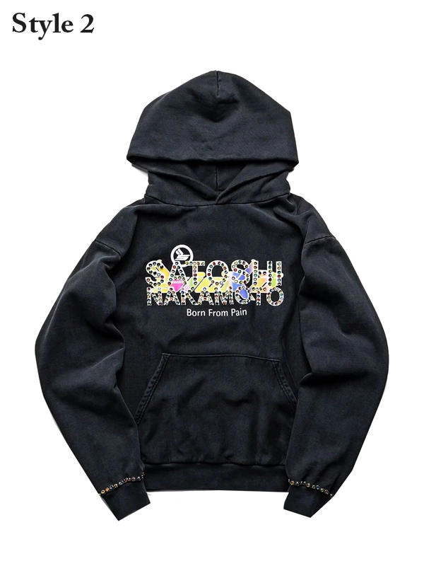 Sicko x Satoshi Nakamoto Studded Gradient Hoodie