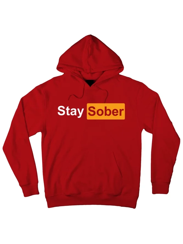 Stay Sober Hoodie Red