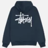 Stussy Blue Zip-Up Hoodie