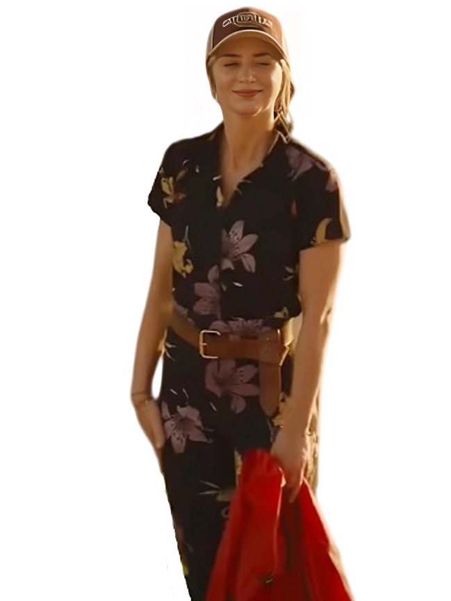 The Fall Guy Emily Blunt Floral Jumpsuit