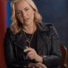 The Regime Kate Winslet Black Leather Jacket