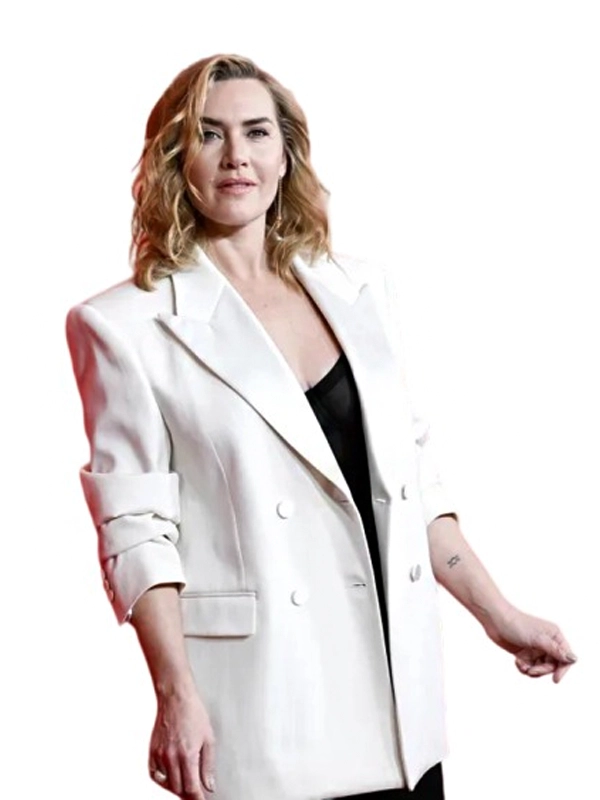 The Regime Kate Winslet White Blazer