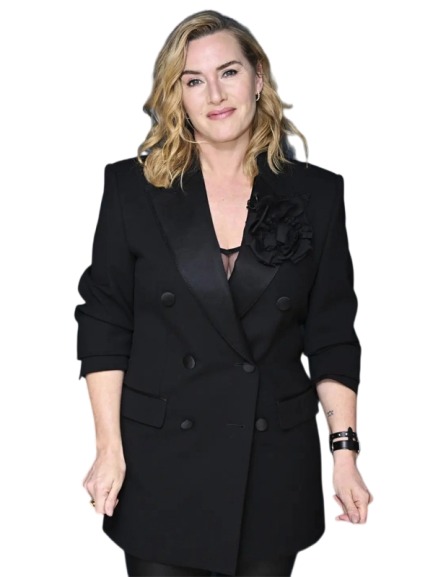 The Tonight Show Kate Winslet Black Blazer