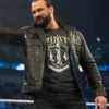 WWE Raw Drew McIntyre Scottish Warrior Black Leather Jacket