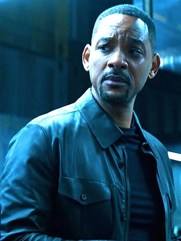 Will Smith Black Leather Jacket Bad Boys 4