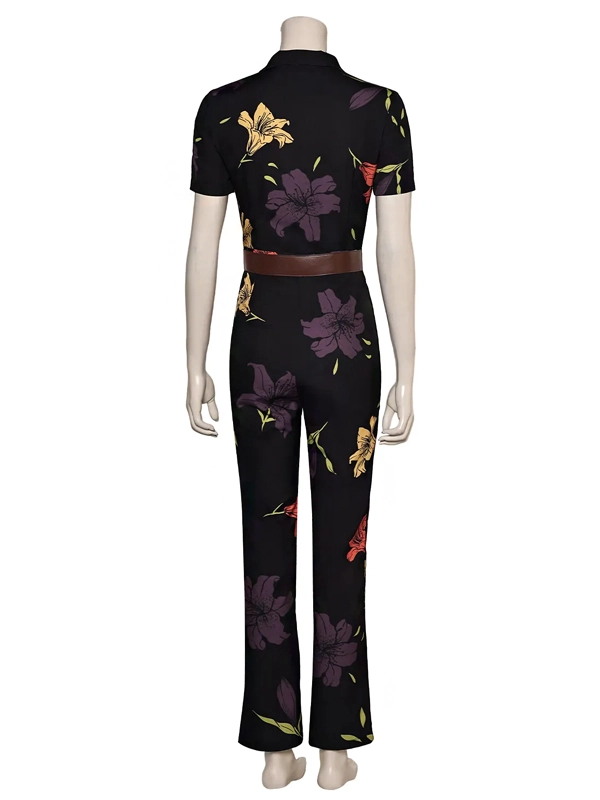 jody moreno fall guy Floral Jumpsuit