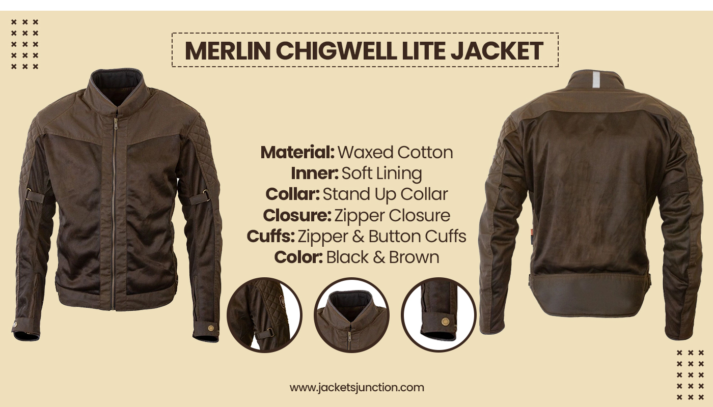 merlin chigwell lite motorcycle jacket