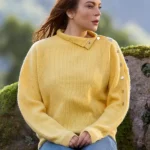 Lindsay Lohan Irish Wish 2024 Yellow Sweater