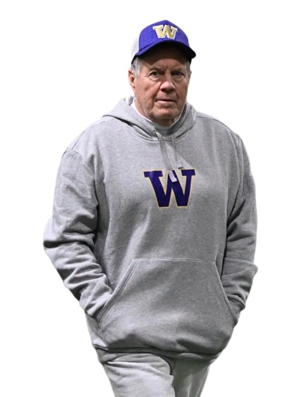 BILL BELICHICK WASHINGTON HUSKIES HOODIEQ