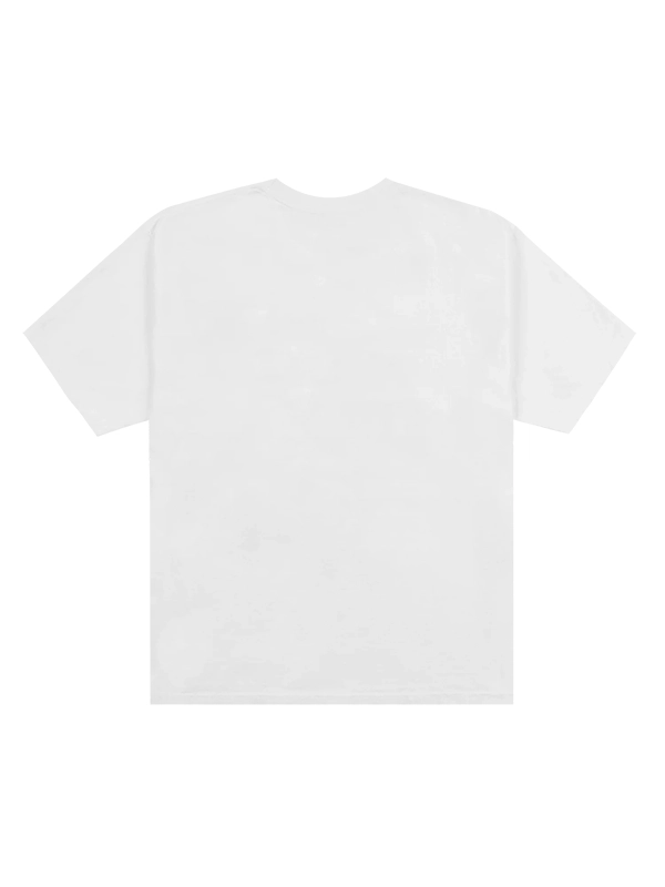 CJ X M&N X UNIVERSITY OF TEXAS HANDDRAWN WHITE TEE