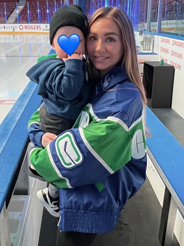 Canucks Wag Blue and Green Jacket