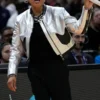 DAWN STALEY LOUIS VUITTON SILVER LEATHER JACKET