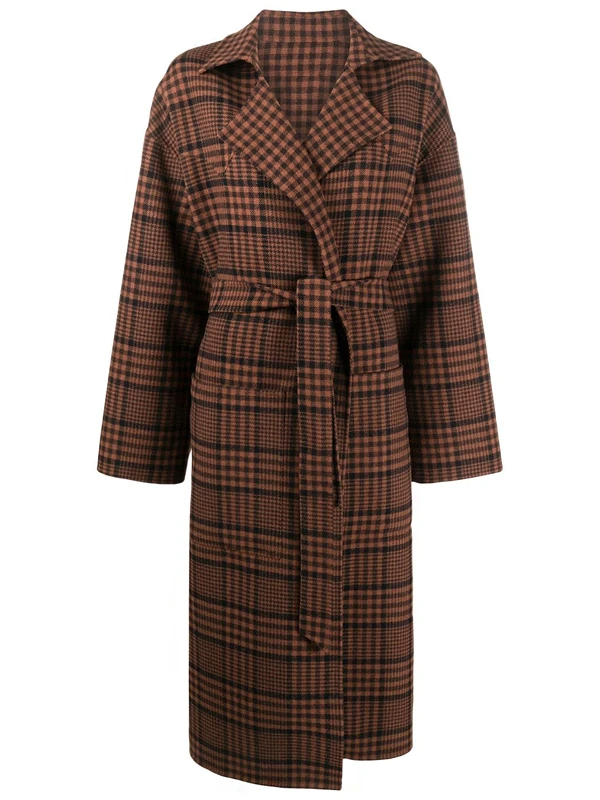 Doctor Who 60th Anniversary Special Ncuti Gatwa Brown Plaid Coat