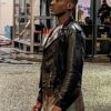 Doctor Who Fifteenth Doctor Black Leather Biker Jacket