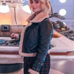 Doctor Who Ruby Sunday Shearling Leather Jacket