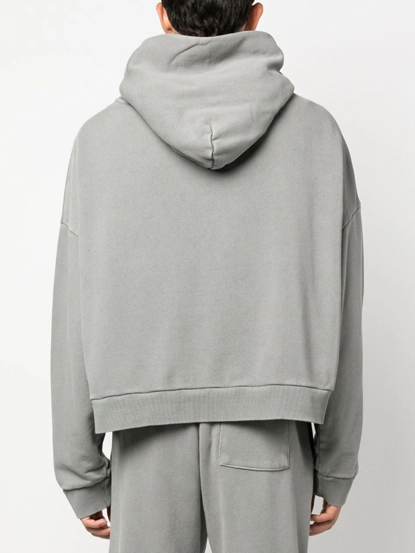 Entire Studios Grey Washed Oversized Hoodie