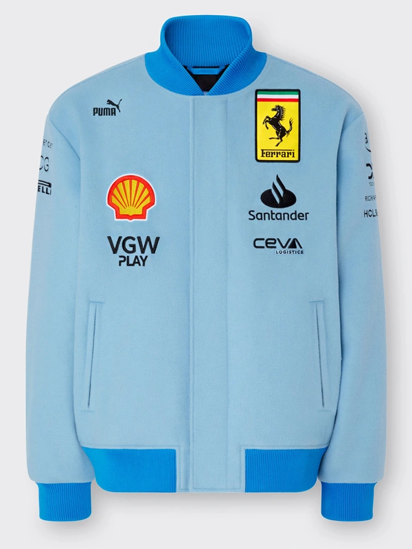 FERRARI SF TEAM MIAMI VARSITY JACKET