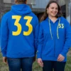 Fallout Vault 33 Zip-Up Hoodie