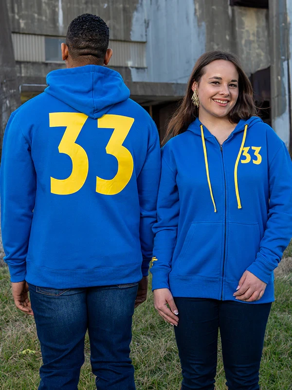 Fallout Vault 33 Zip-Up Hoodie