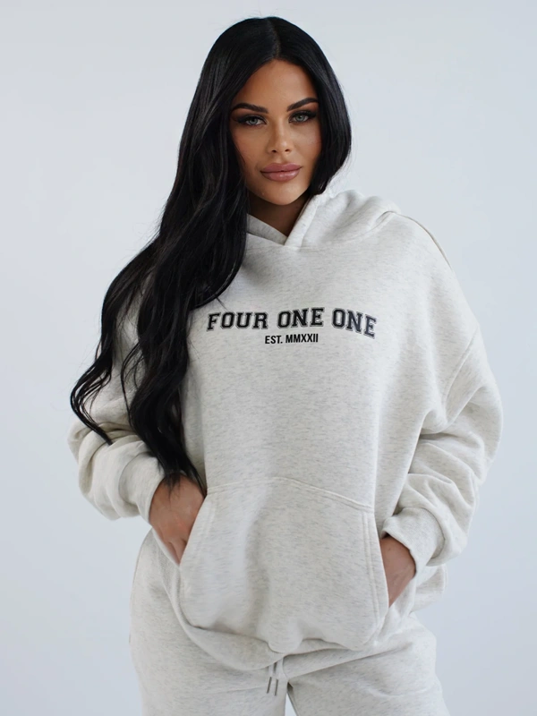 Unisex Oversized Four One One Hoodie - Jackets Junction