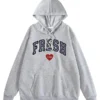 Fresh Love Hoodie Grey