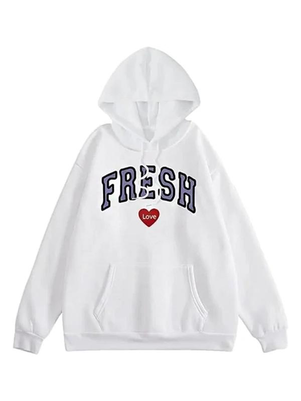 Fresh Love Hoodie White