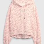 Gap × LoveShackFancy Floral Cropped Hoodie