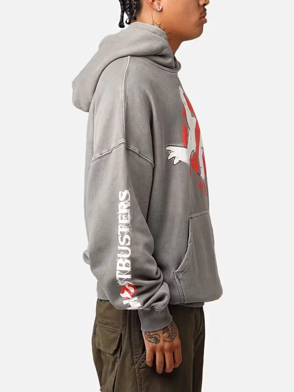 Goat Crew X Ghostbuster Grey Pullover Hoodie