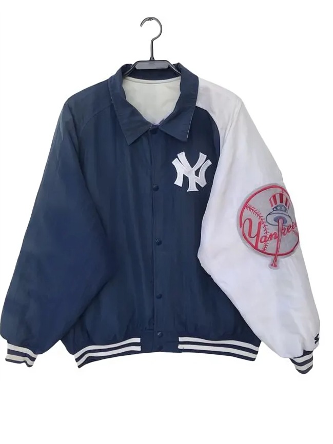 Hailey Bieber New York Yankees Starter Bomber Jacket