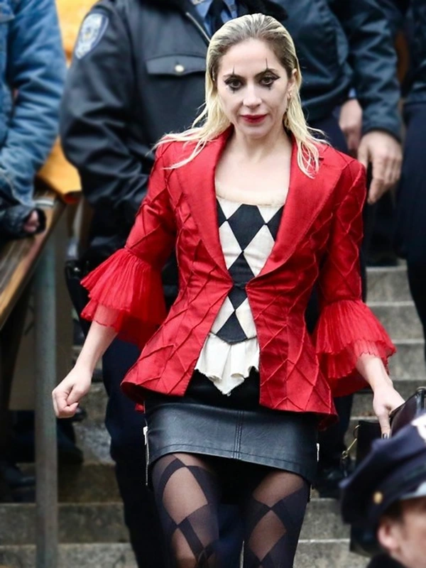 Harley Quinn Joker 2 Red Blazer