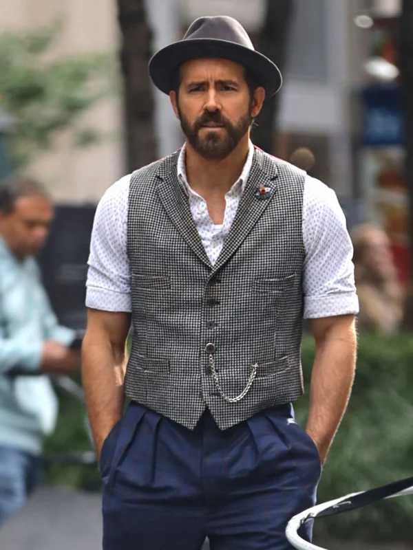 Imaginary Friends Ryan Reynolds Grey Vest