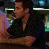 Jake Gyllenhaal Road House Black Polka Dot Shirt