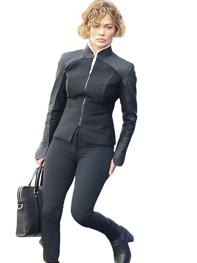 Jennifer Lopez Atlas Shepherd Black Jacket