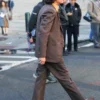 Joaquin Phoenix Joker 2 Brown Suit