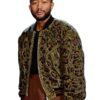 John Legend The Voice Leopard Bomber Jacket