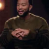 John Legend The Voice S24 Striped Sweater