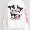 KUROMI HOODIE WHITE