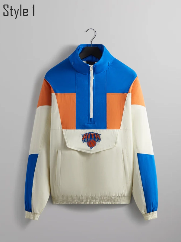 Kith New York Knicks Quarter Zip Jacket