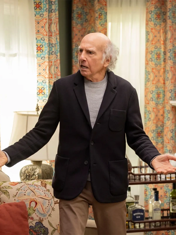 Larry David Curb Your Enthusiasm S12 Black Blazer